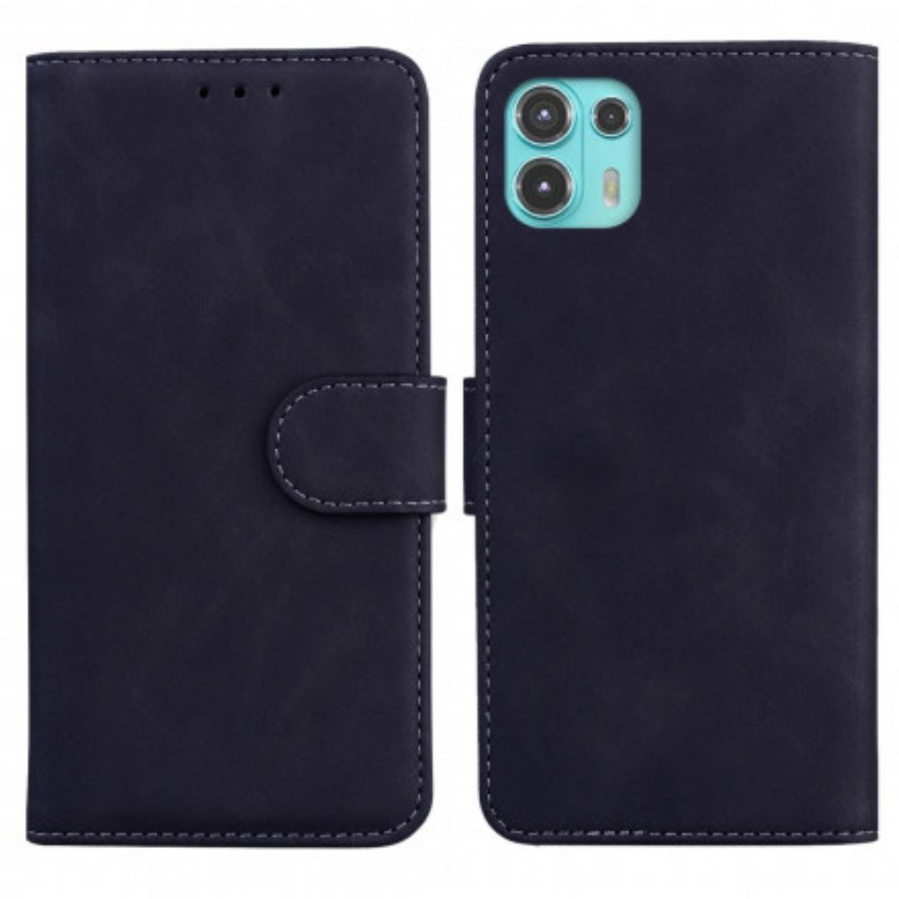 Leren Hoesje voor Motorola Edge 20 Lite Vintage Couture Leerstijl