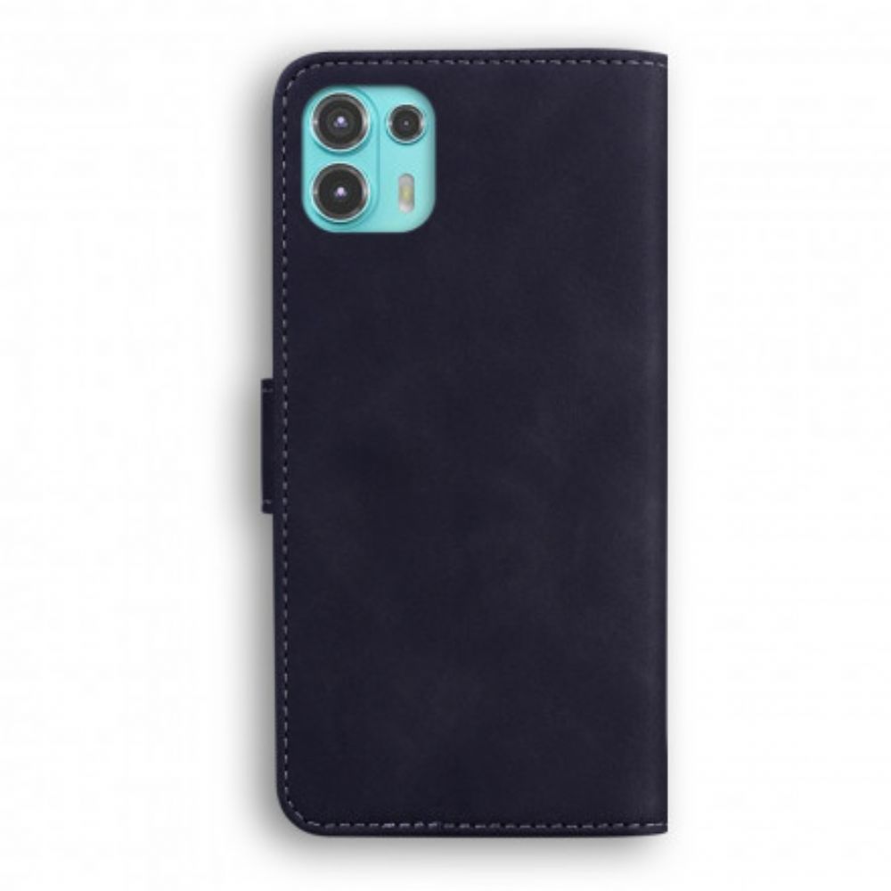 Leren Hoesje voor Motorola Edge 20 Lite Vintage Couture Leerstijl