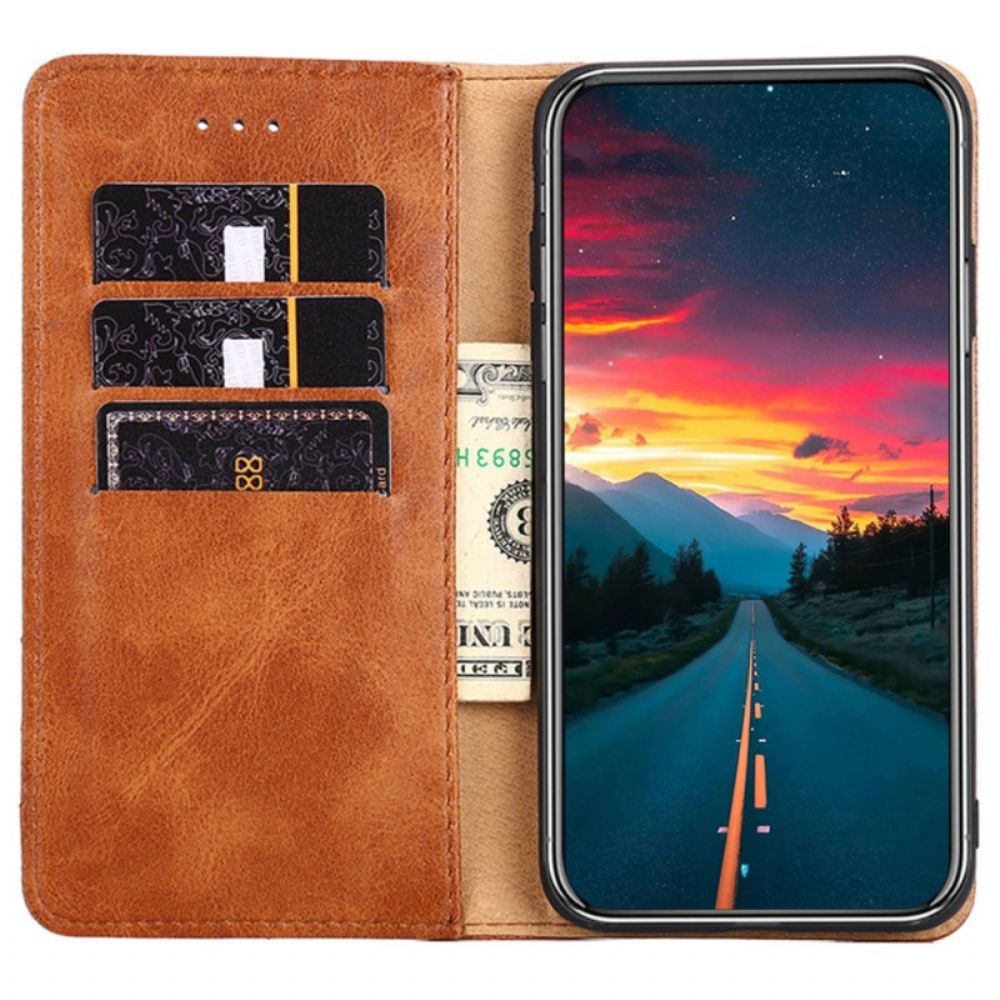 Bescherming Hoesje voor Oppo Reno 8 Folio-hoesje Decoratieve Klinknagel