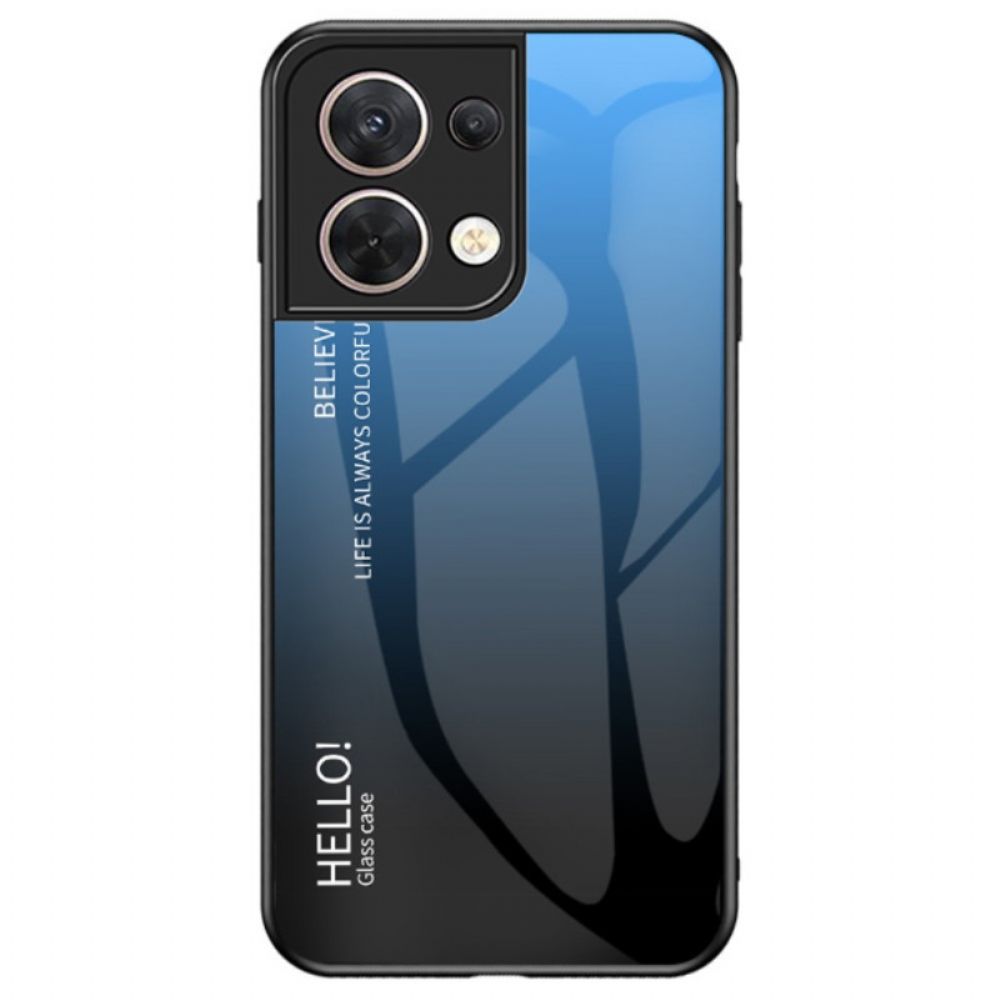 Hoesje voor Oppo Reno 8 Hallo Gehard Glas