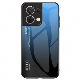 Hoesje voor Oppo Reno 8 Hallo Gehard Glas