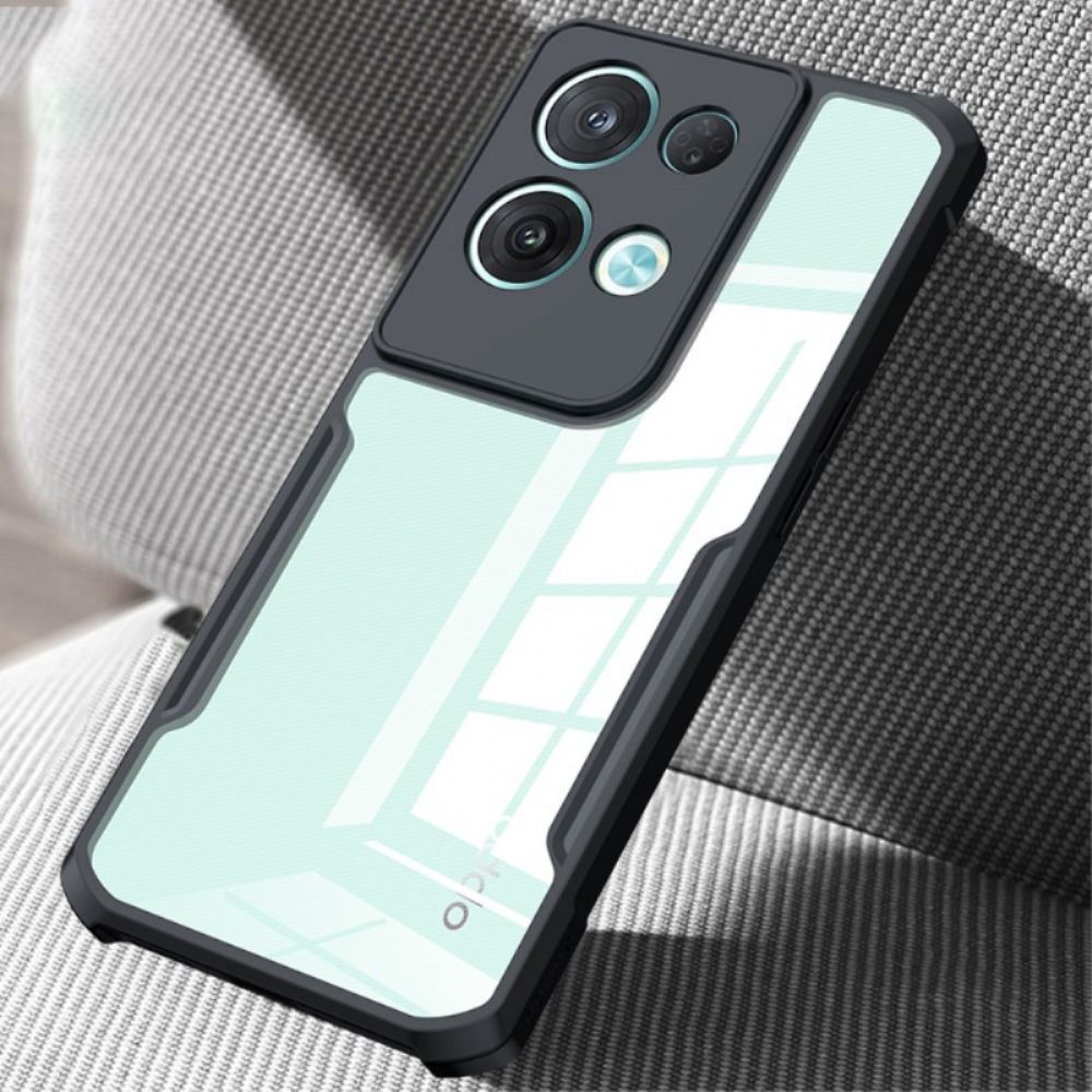 Hoesje voor Oppo Reno 8 Transparante Hybride