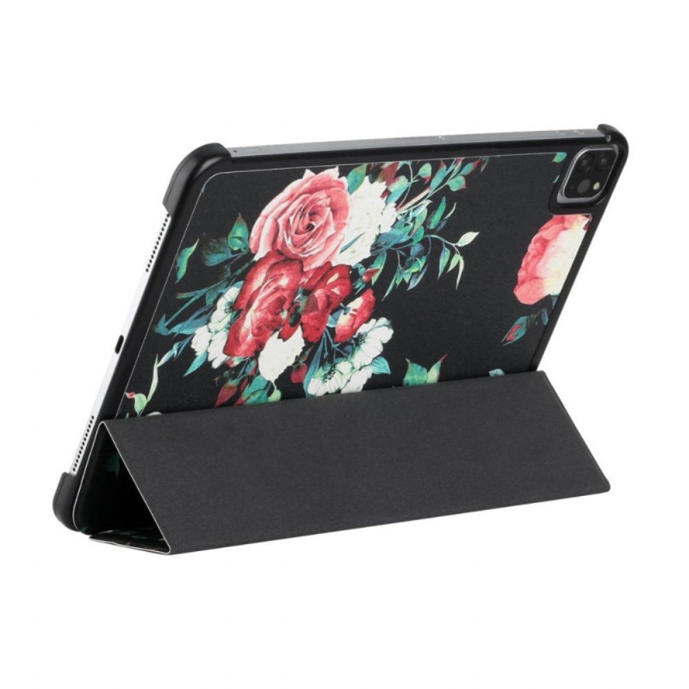 Bescherming Hoesje voor iPad Air (2022) (2020) / Pro 11" Bloemen