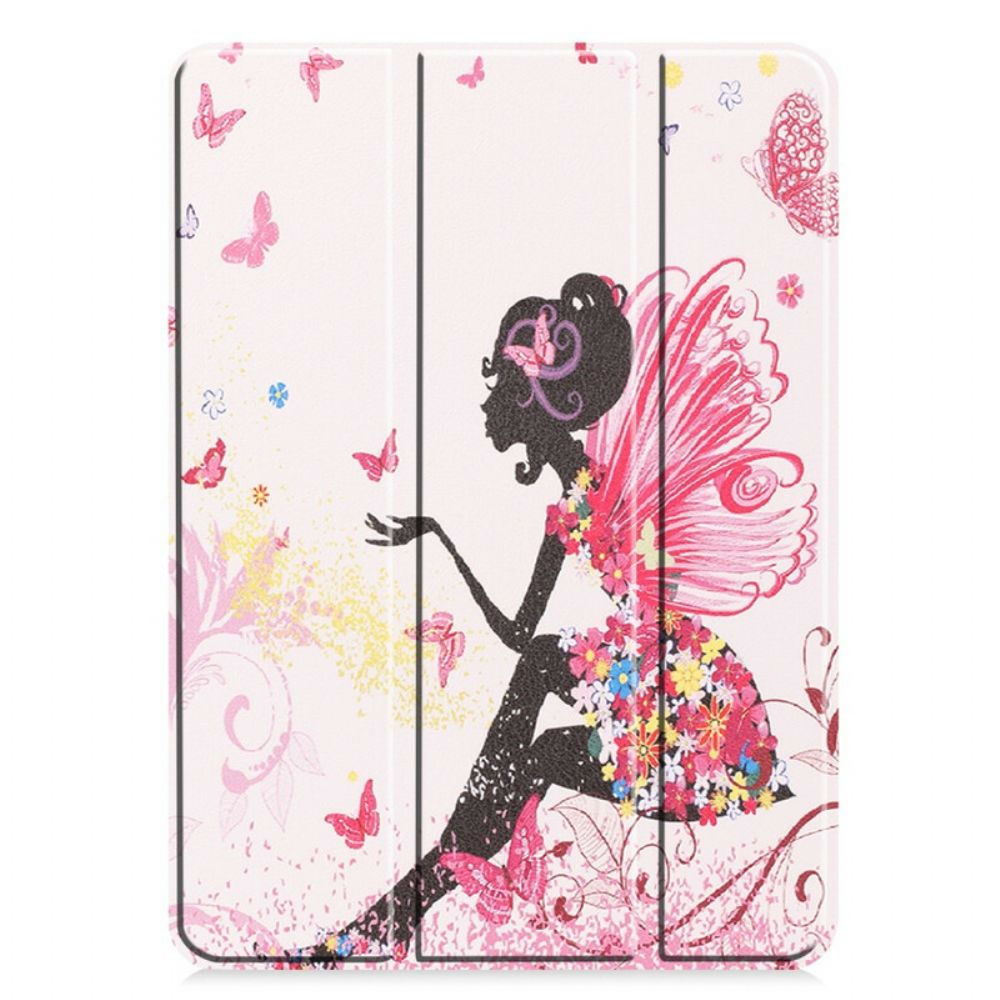 Bescherming Hoesje voor iPad Air (2022) (2020) / Pro 11" Bloemen Fairy Faux Leather