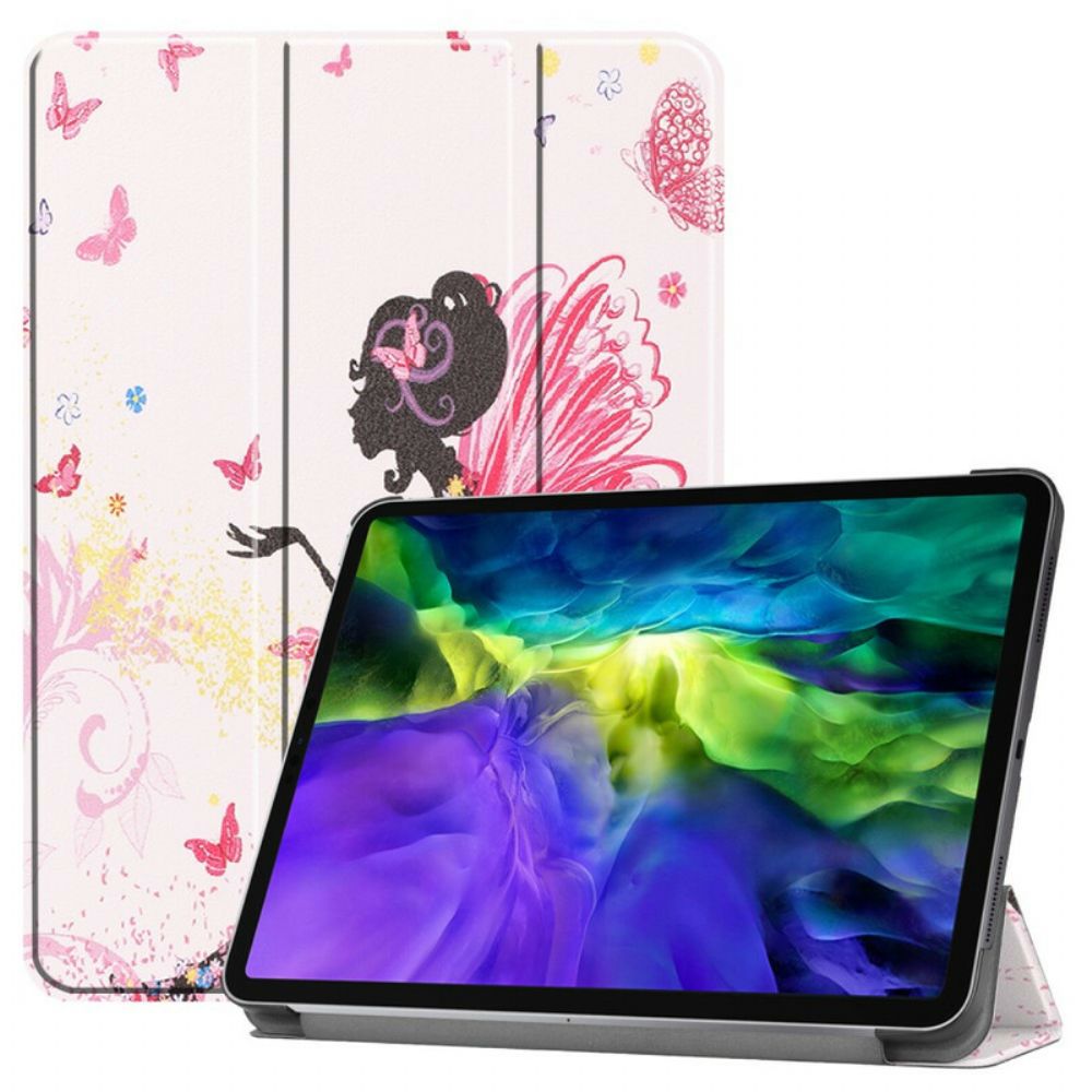 Bescherming Hoesje voor iPad Air (2022) (2020) / Pro 11" Bloemen Fairy Faux Leather