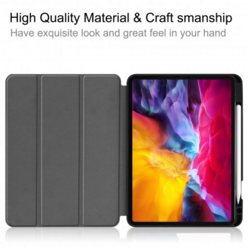 Bescherming Hoesje voor iPad Air (2022) (2020) / Pro 11" Eiffeltoren Stylus Houder