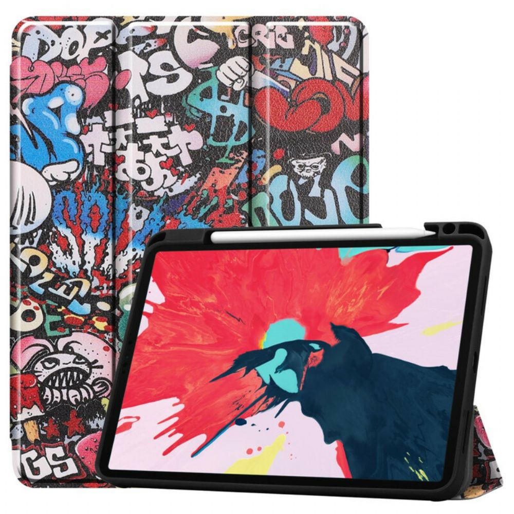 Bescherming Hoesje voor iPad Air (2022) (2020) / Pro 11" Leuke Graffiti