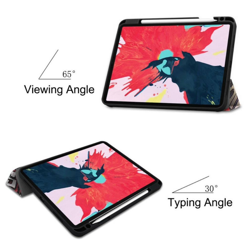 Bescherming Hoesje voor iPad Air (2022) (2020) / Pro 11" Leuke Graffiti