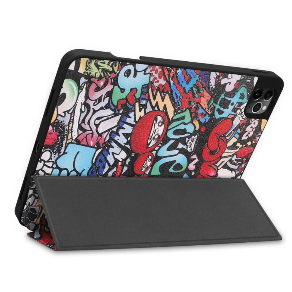 Bescherming Hoesje voor iPad Air (2022) (2020) / Pro 11" Leuke Graffiti