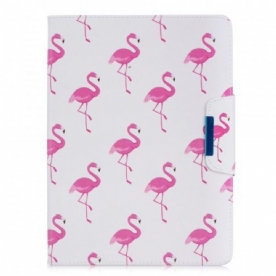 Flip Case voor iPad Air (2022) (2020) / Pro 11" Flamingo's