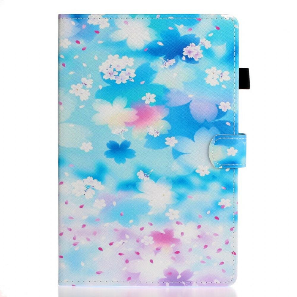 Folio-hoesje voor iPad Air (2022) (2020) / Pro 11" Aquarel Bloemen