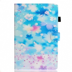 Folio-hoesje voor iPad Air (2022) (2020) / Pro 11" Aquarel Bloemen