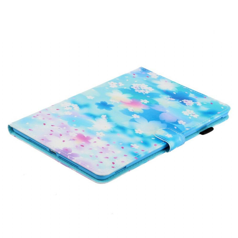 Folio-hoesje voor iPad Air (2022) (2020) / Pro 11" Aquarel Bloemen