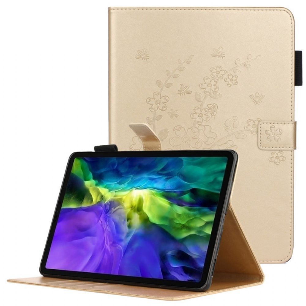 Folio-hoesje voor iPad Air (2022) (2020) / Pro 11" Bloemen