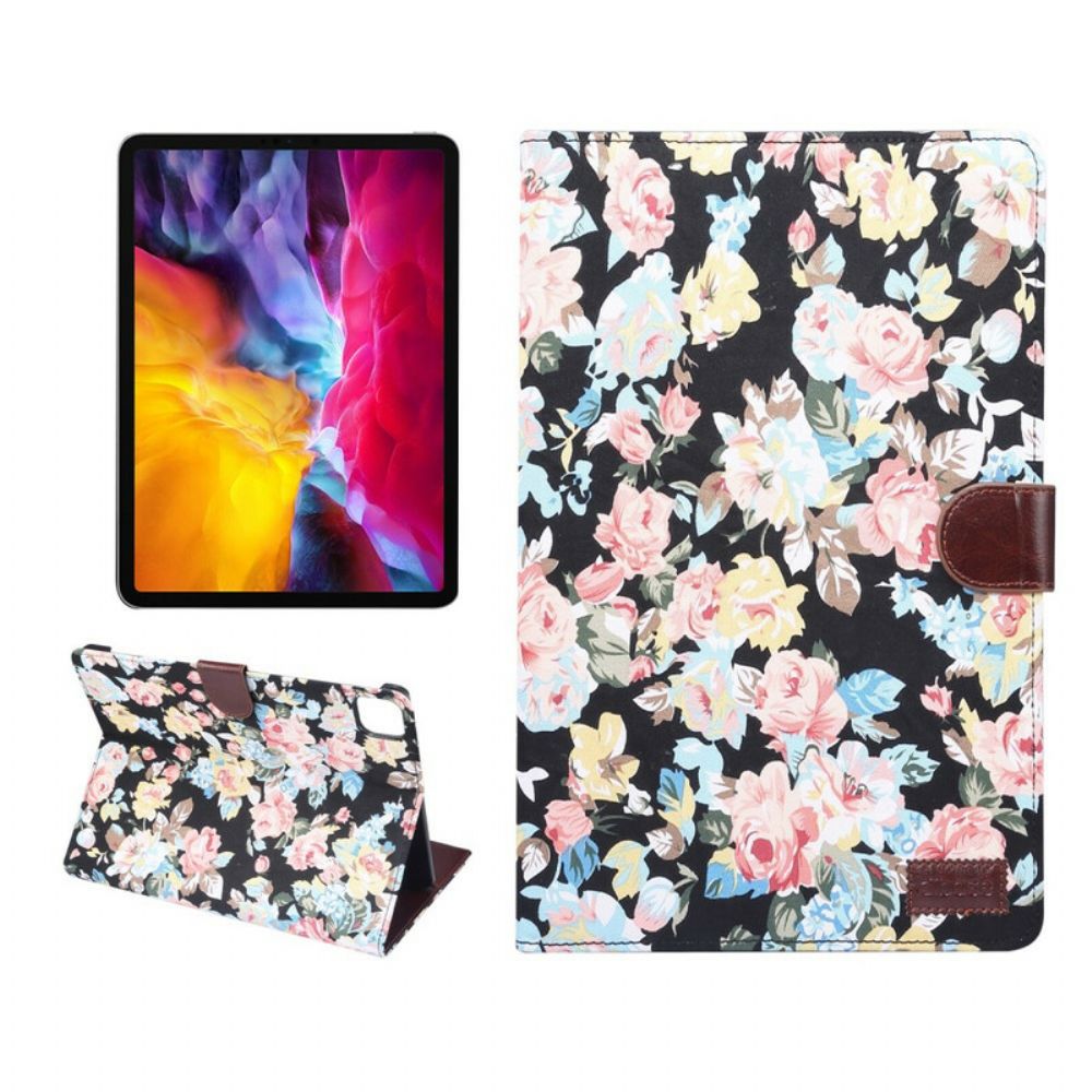 Folio-hoesje voor iPad Air (2022) (2020) / Pro 11" Bloemenpatroon