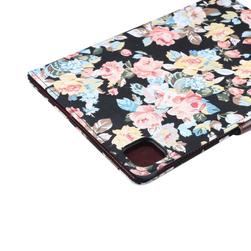 Folio-hoesje voor iPad Air (2022) (2020) / Pro 11" Bloemenpatroon