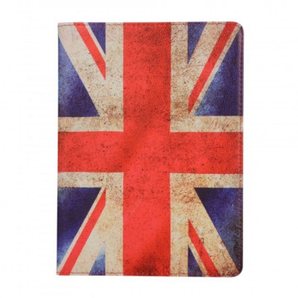 Folio-hoesje voor iPad Air (2022) (2020) / Pro 11" Engelse Vlag Draait