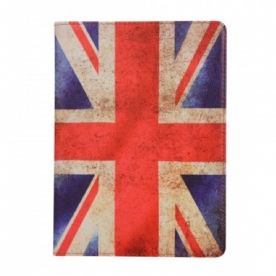 Folio-hoesje voor iPad Air (2022) (2020) / Pro 11" Engelse Vlag Draait