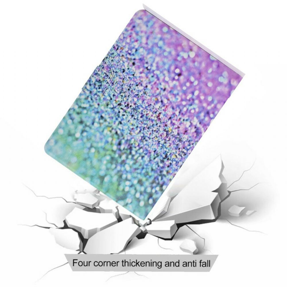 Folio-hoesje voor iPad Air (2022) (2020) / Pro 11" Glitter Verloop