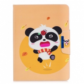 Folio-hoesje voor iPad Air (2022) (2020) / Pro 11" Panda Lieveheersbeestje