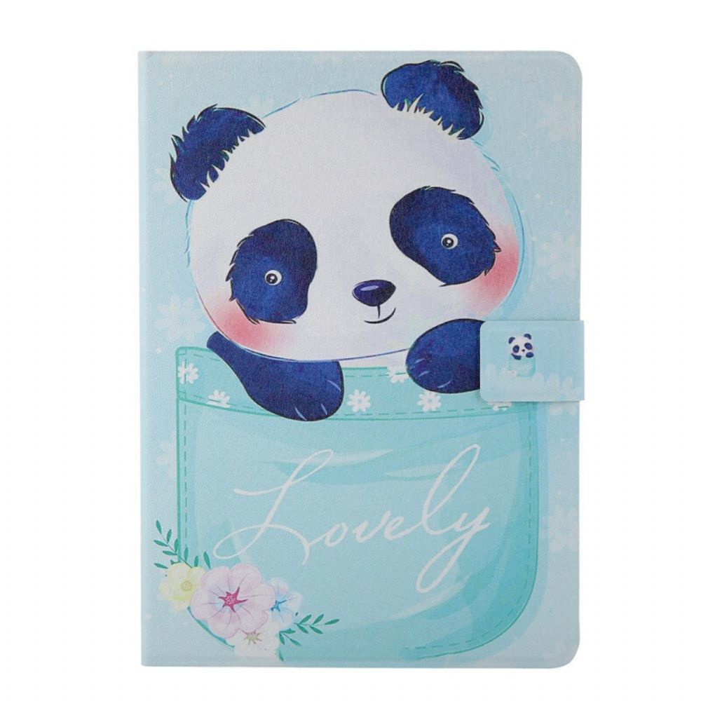 Folio-hoesje voor iPad Air (2022) (2020) / Pro 11" Panda Serie Patroon