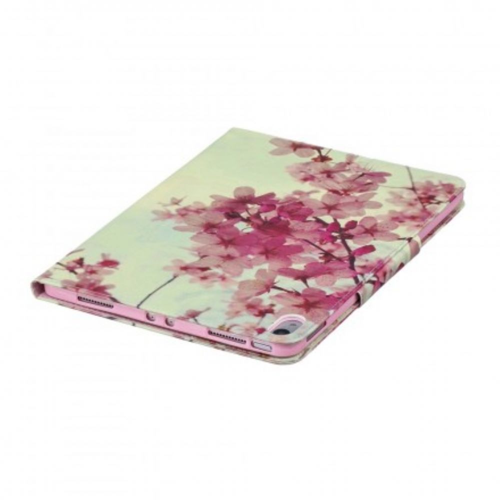 Leren Hoesje voor iPad Air (2022) (2020) / Pro 11" Bloeiende Bloemen