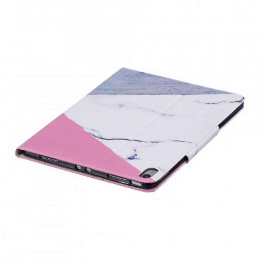 Leren Hoesje voor iPad Air (2022) (2020) / Pro 11" Marmeren Ontwerp