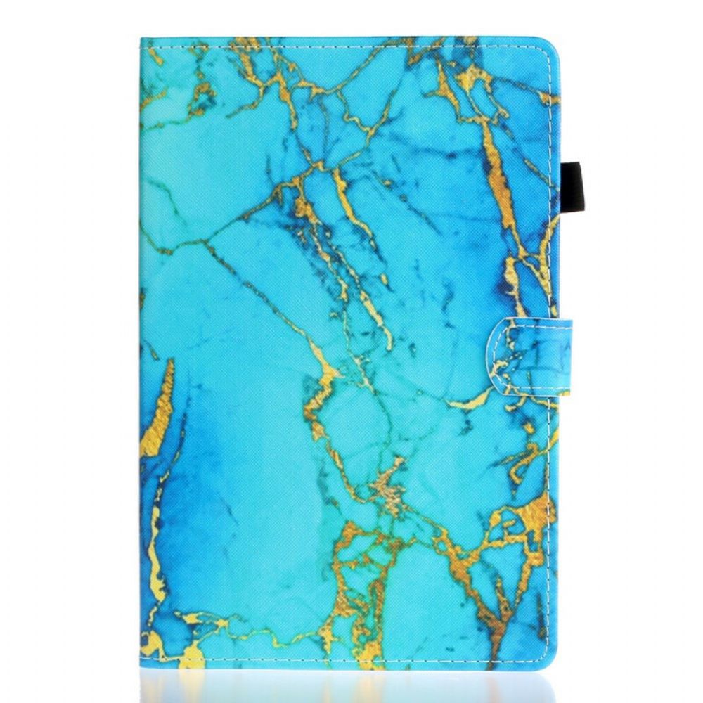 Leren Hoesje voor iPad Air (2022) (2020) / Pro 11" Marmeren Stijl