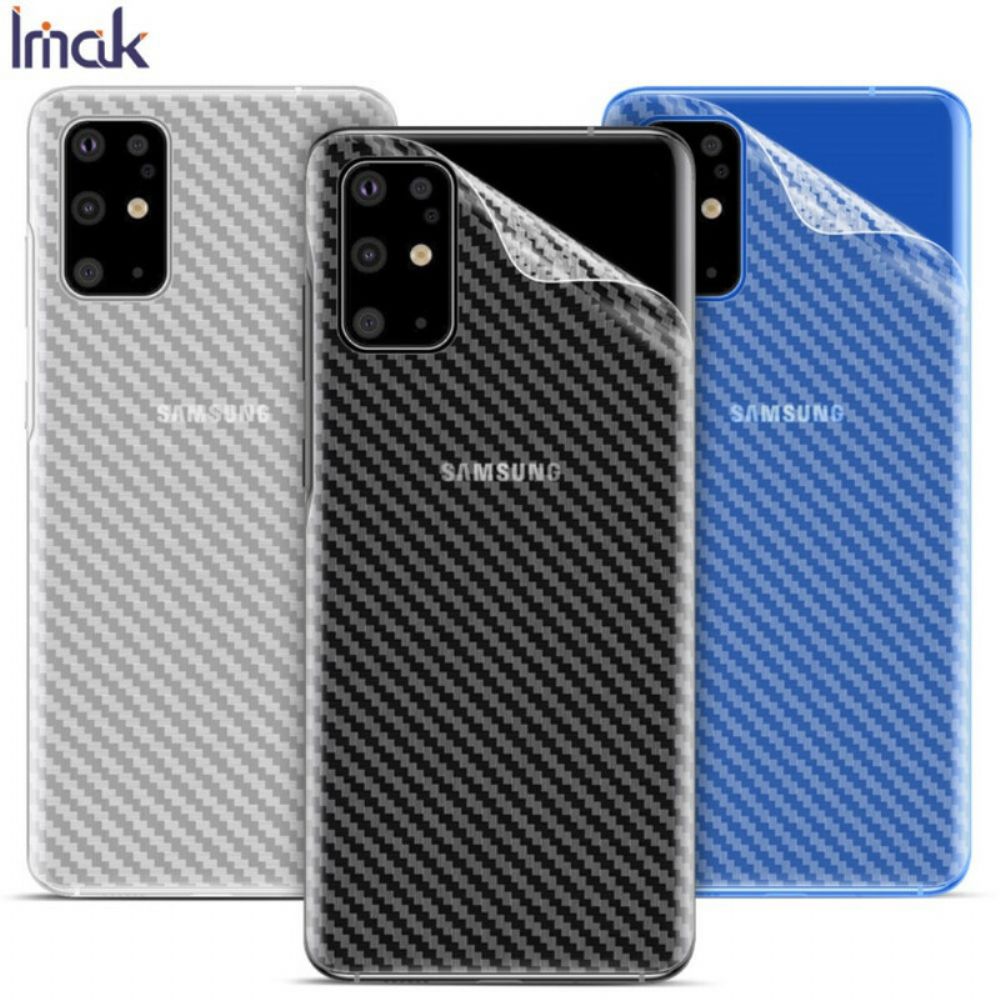 Achterfilm Voor Samsung Galaxy S20 Plus / S20 Plus 5G Carbon Style Imak