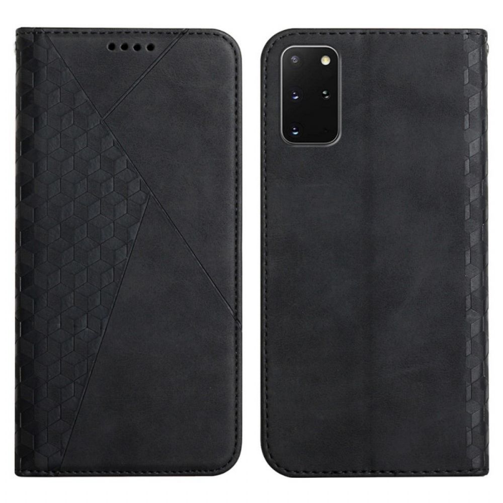 Bescherming Hoesje voor Samsung Galaxy S20 Plus 4G / 5G Folio-hoesje Geo Leereffect