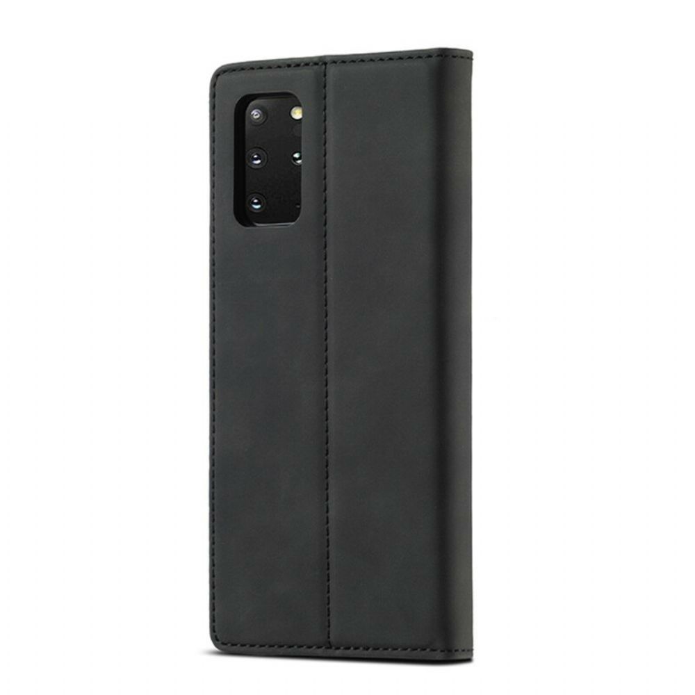 Bescherming Hoesje voor Samsung Galaxy S20 Plus 4G / 5G Folio-hoesje Lc.imeeke Leereffect