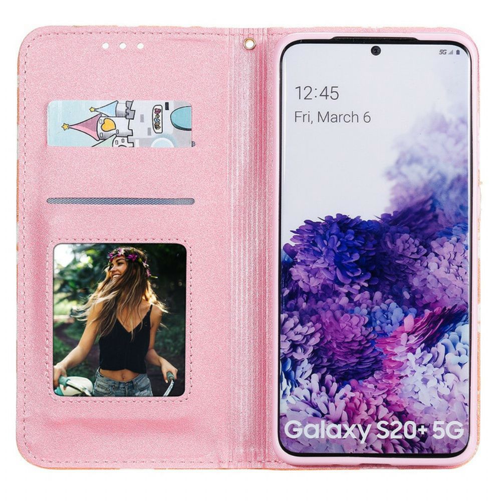 Bescherming Hoesje voor Samsung Galaxy S20 Plus 4G / 5G Folio-hoesje Madeliefjes