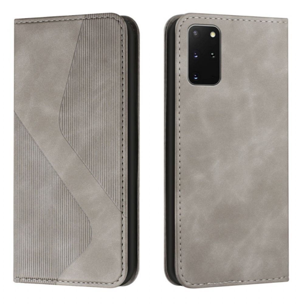 Bescherming Hoesje voor Samsung Galaxy S20 Plus 4G / 5G Folio-hoesje S-design Lederen Stijl