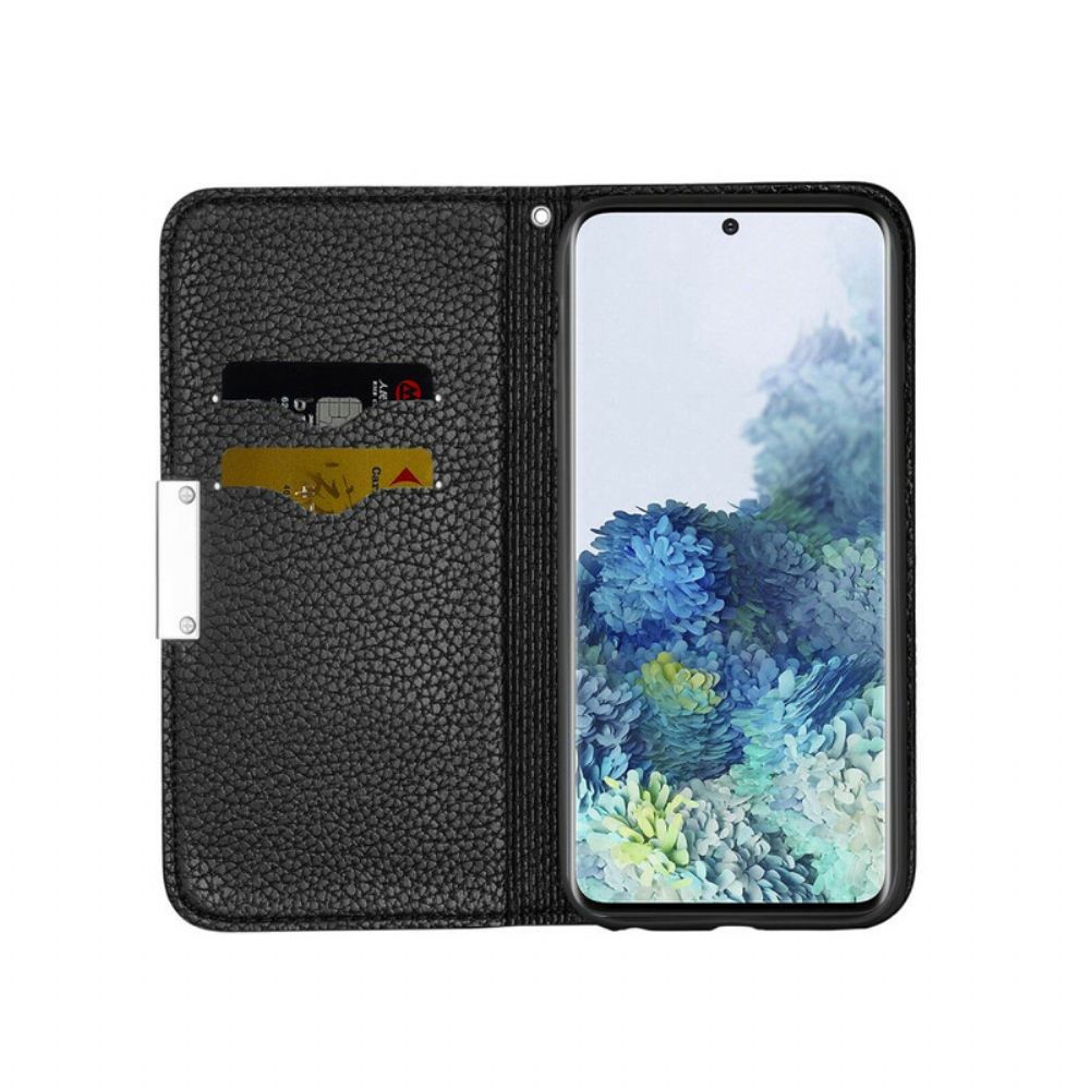 Bescherming Hoesje voor Samsung Galaxy S20 Plus 4G / 5G Folio-hoesje Ultra Chique Litchi Kunstleer