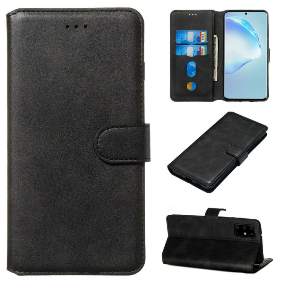 Flip Case voor Samsung Galaxy S20 Plus 4G / 5G Mat Leereffect