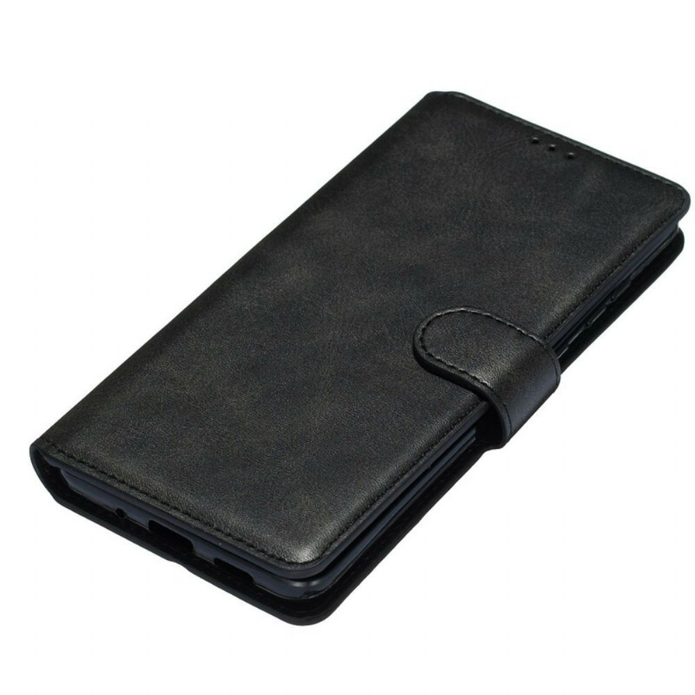 Flip Case voor Samsung Galaxy S20 Plus 4G / 5G Mat Leereffect