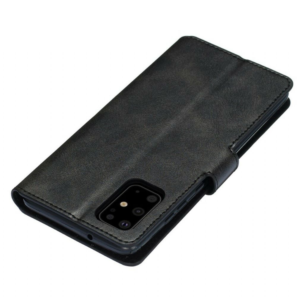 Flip Case voor Samsung Galaxy S20 Plus 4G / 5G Mat Leereffect