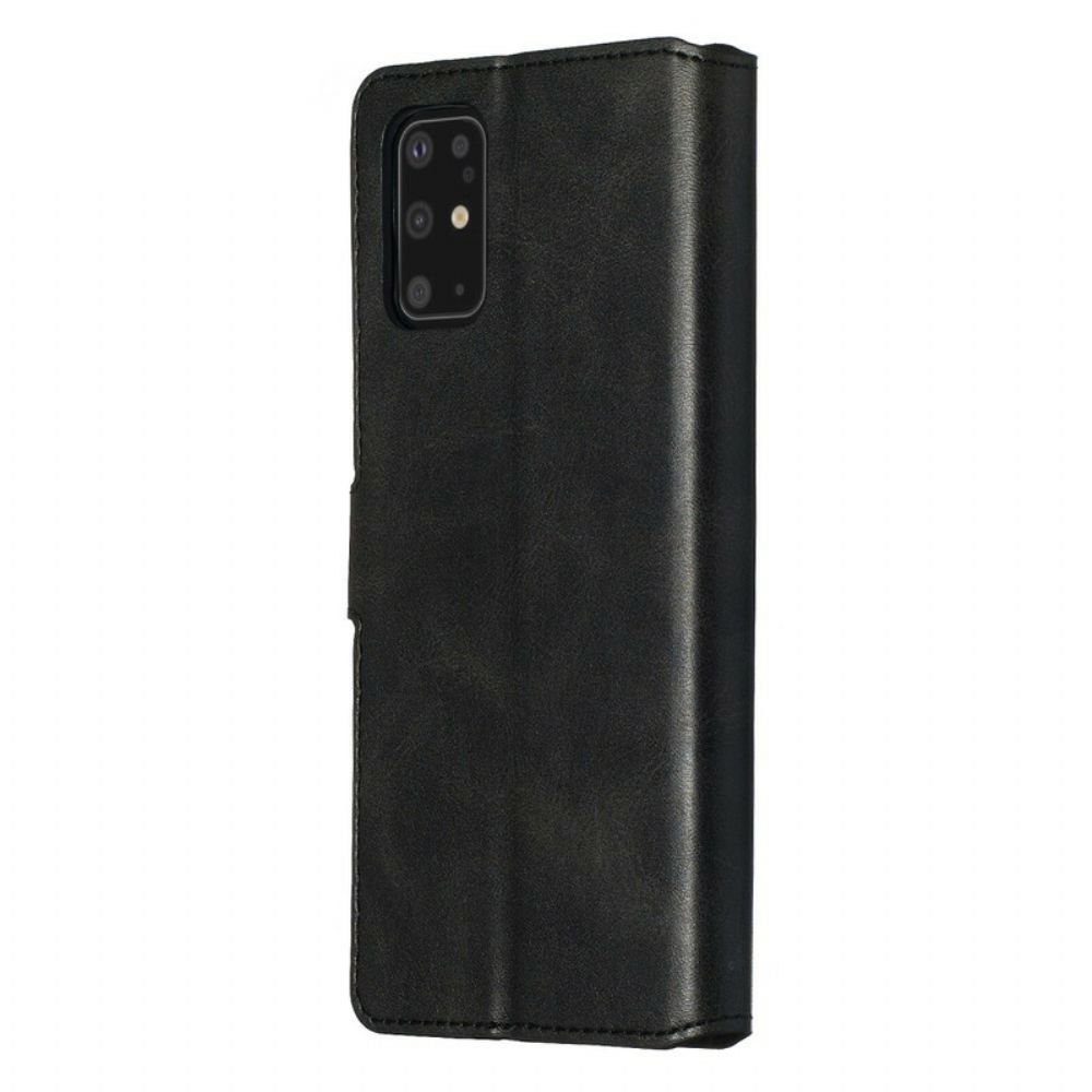 Flip Case voor Samsung Galaxy S20 Plus 4G / 5G Mat Leereffect