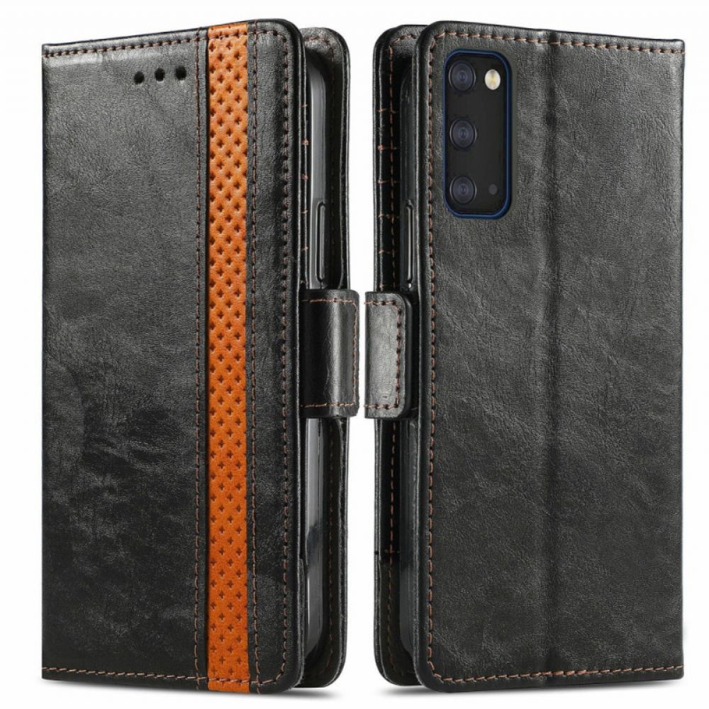 Flip Case voor Samsung Galaxy S20 Plus 4G / 5G Tweekleurige Dubbele Sluiting