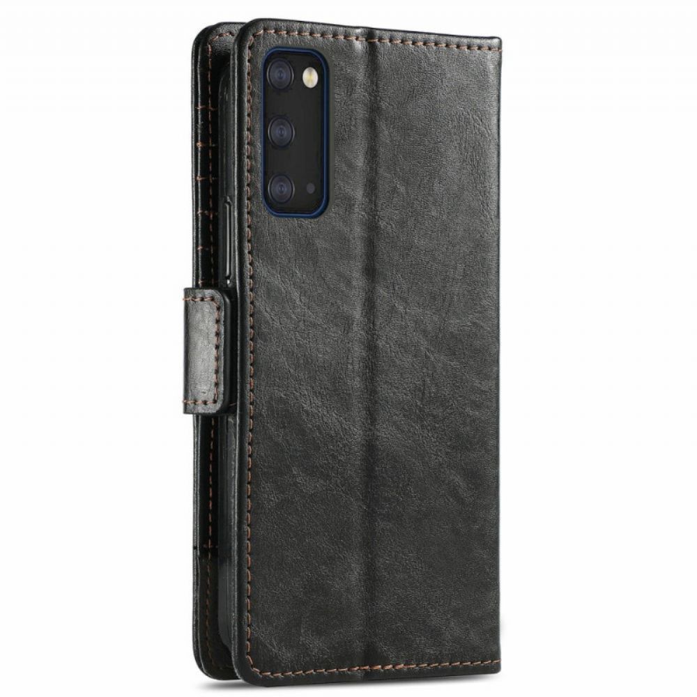 Flip Case voor Samsung Galaxy S20 Plus 4G / 5G Tweekleurige Dubbele Sluiting