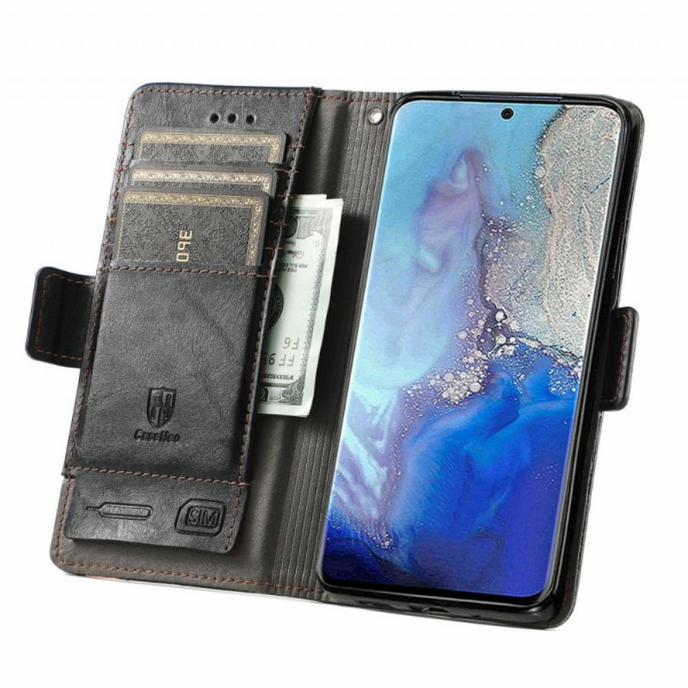 Flip Case voor Samsung Galaxy S20 Plus 4G / 5G Tweekleurige Dubbele Sluiting