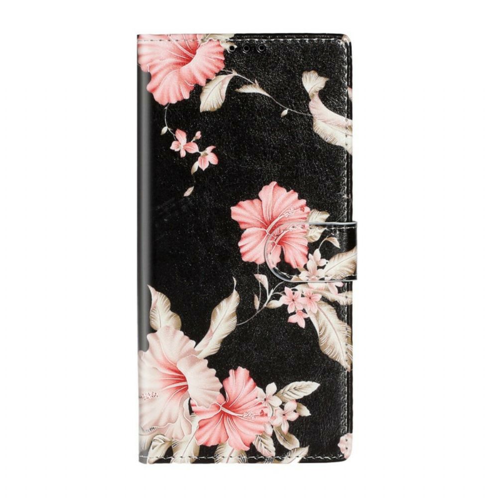 Folio-hoesje voor Samsung Galaxy S20 Plus 4G / 5G Bloemen Ontwerp