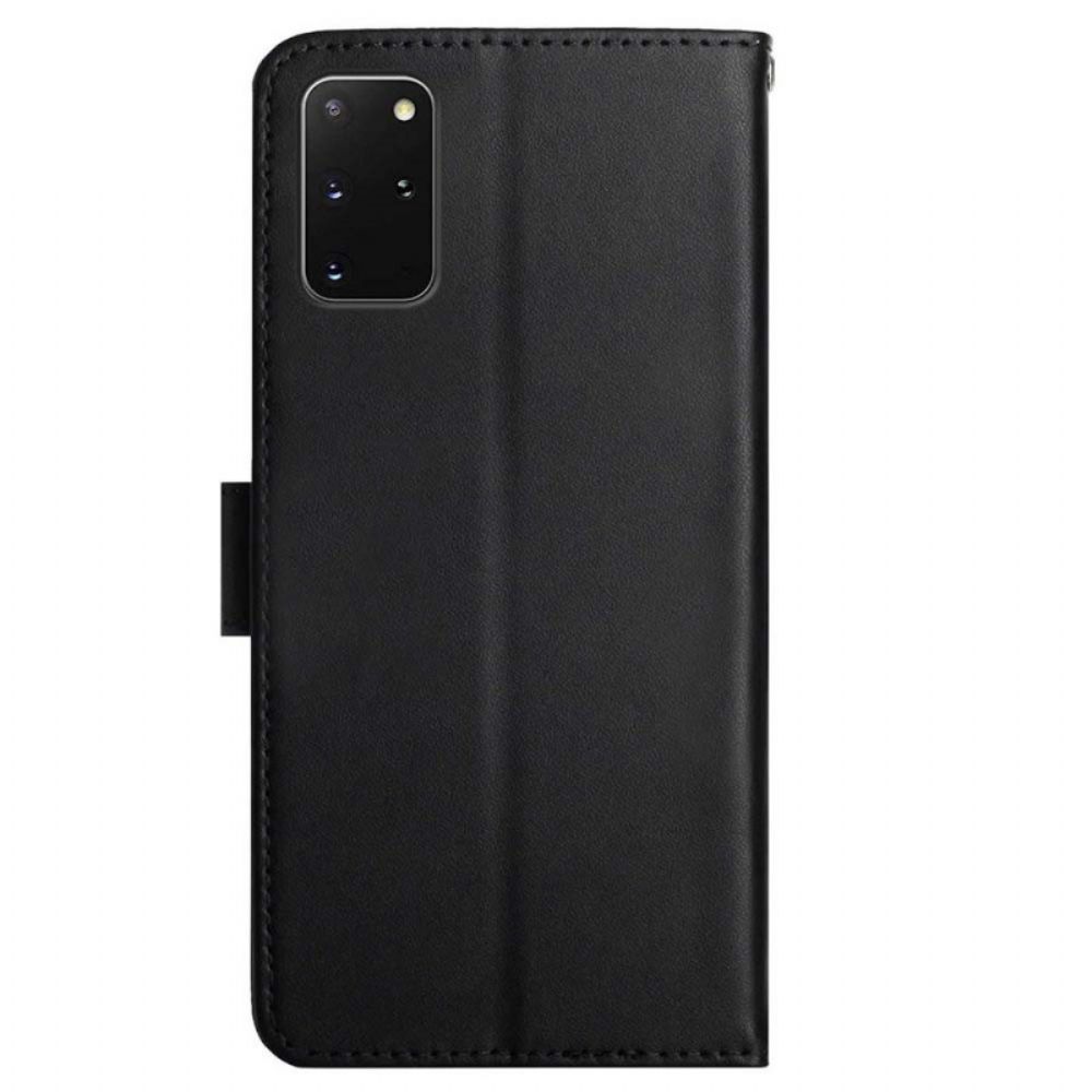 Folio-hoesje voor Samsung Galaxy S20 Plus 4G / 5G Echt Nappaleer