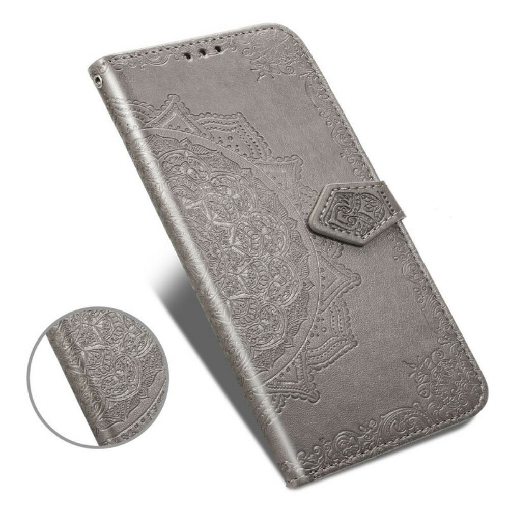 Folio-hoesje voor Samsung Galaxy S20 Plus 4G / 5G Mandala Van Middelbare Leeftijd