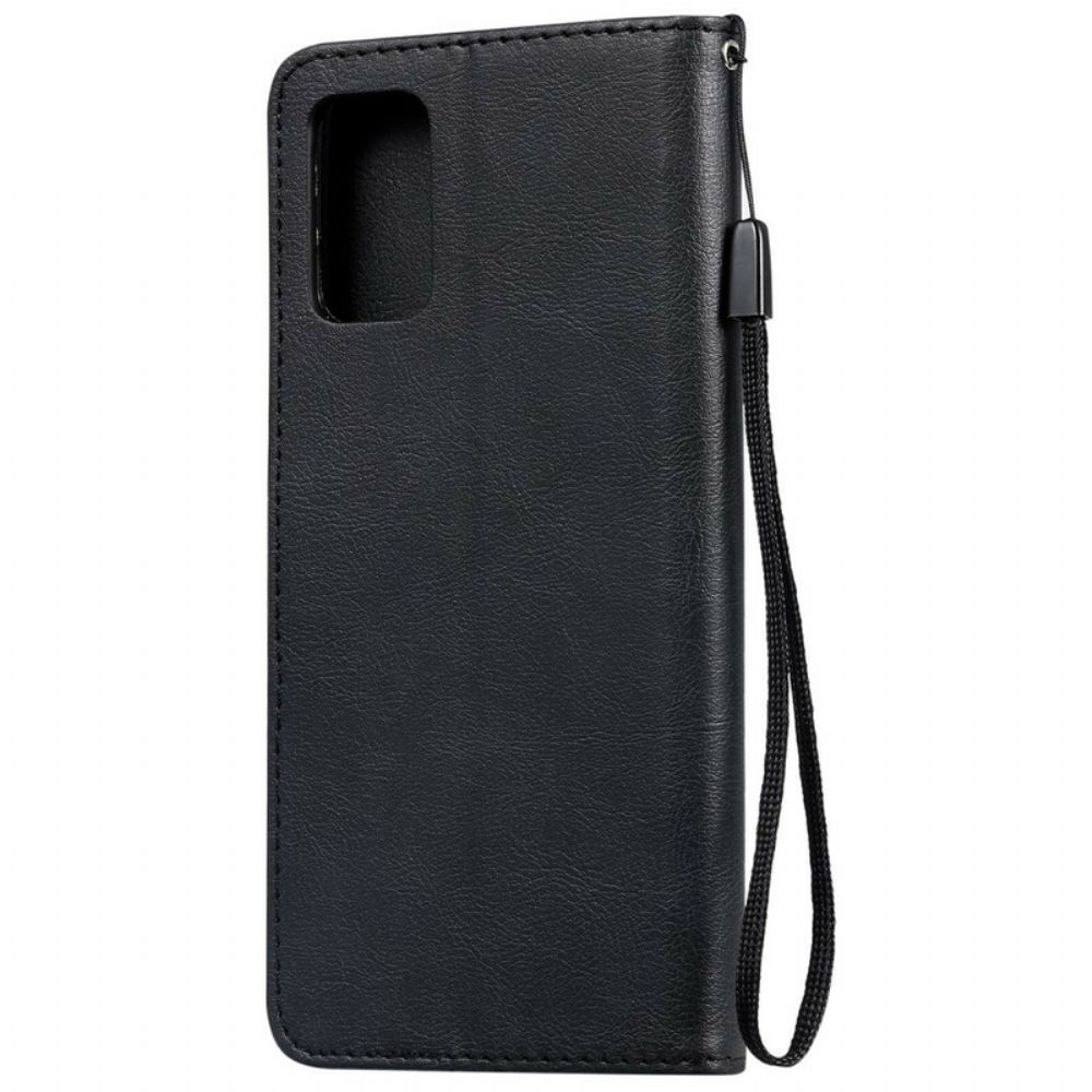 Folio-hoesje voor Samsung Galaxy S20 Plus 4G / 5G Met Ketting Kunstlederen Band