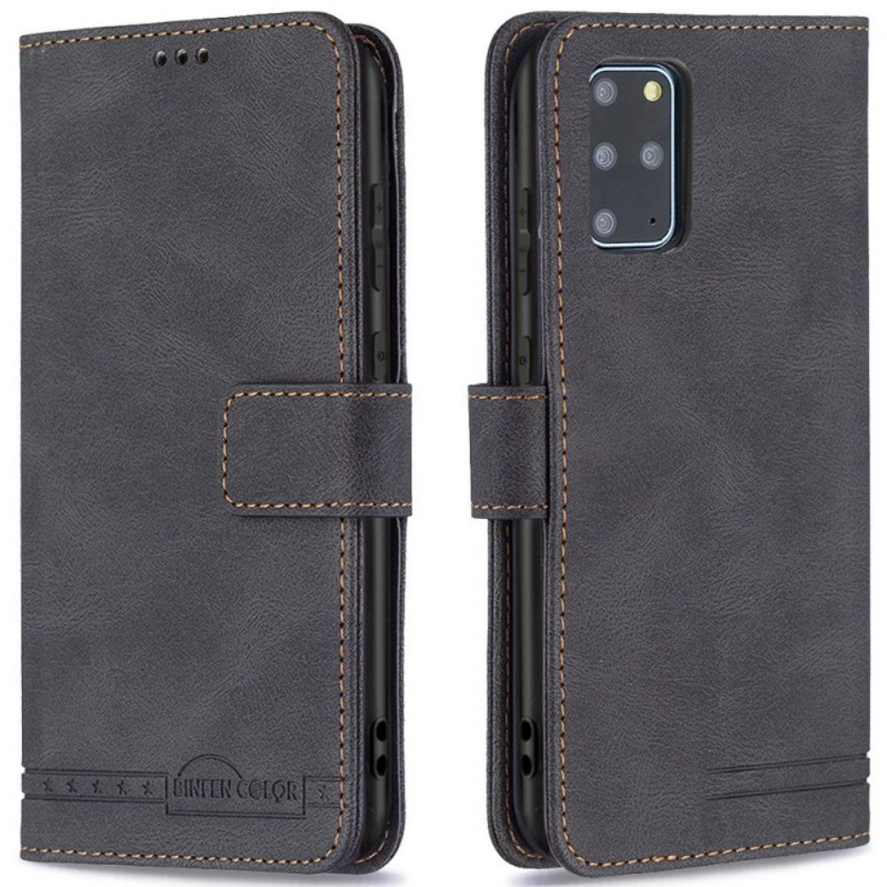 Folio-hoesje voor Samsung Galaxy S20 Plus 4G / 5G Rfid Binfen-kleur