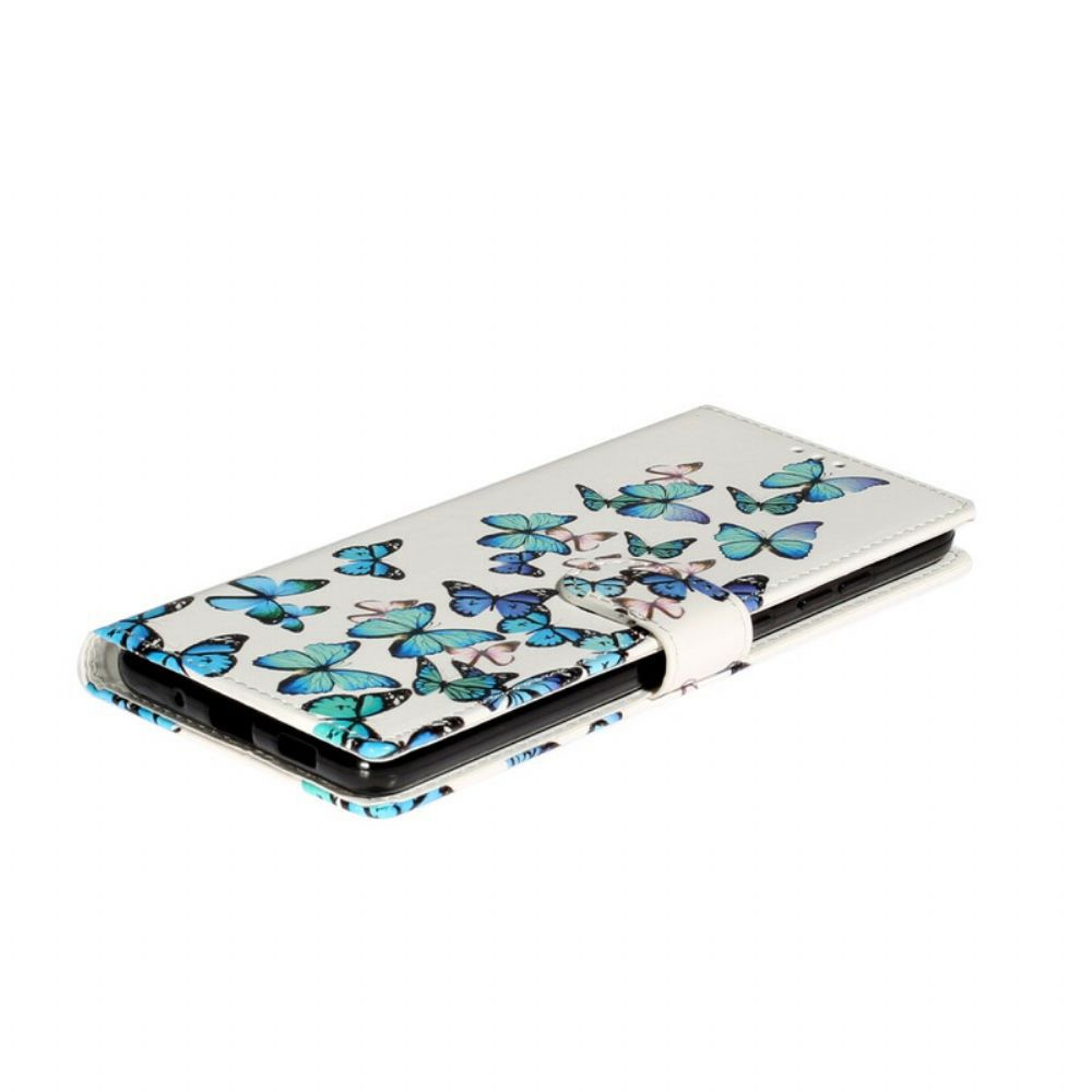 Folio-hoesje voor Samsung Galaxy S20 Plus 4G / 5G Vlinders Ontwerp