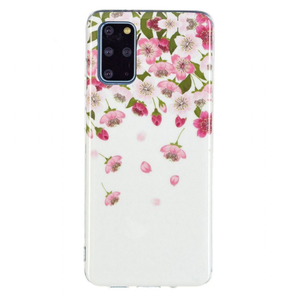 Hoesje voor Samsung Galaxy S20 Plus 4G / 5G Fluorescerende Bloemen