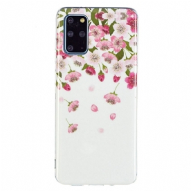 Hoesje voor Samsung Galaxy S20 Plus 4G / 5G Fluorescerende Bloemen