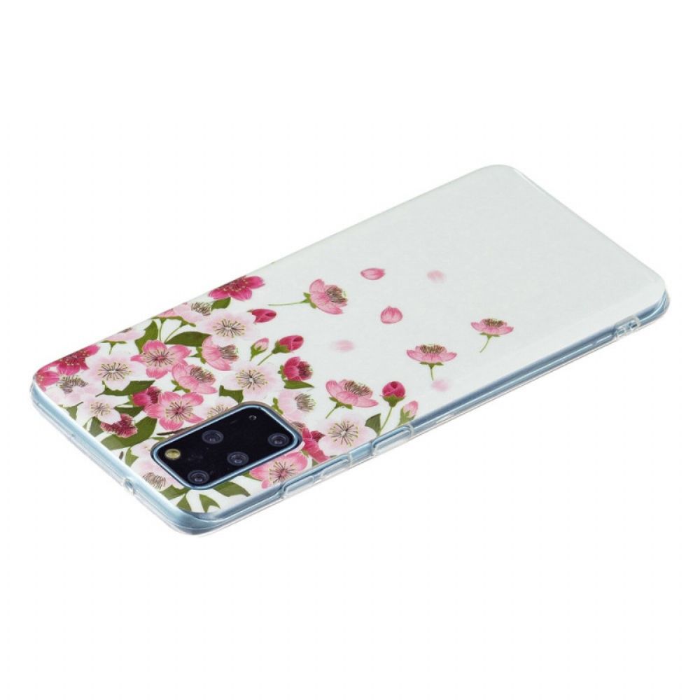 Hoesje voor Samsung Galaxy S20 Plus 4G / 5G Fluorescerende Bloemen